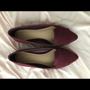LC Lauren Conrad Loafers in Burgundy